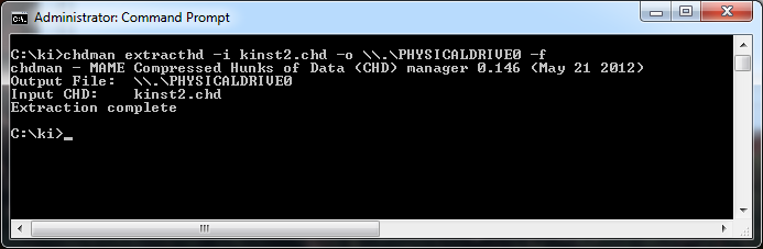 KI2 Image Successfully Restored