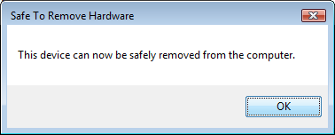 Safely Remove Your Drive!